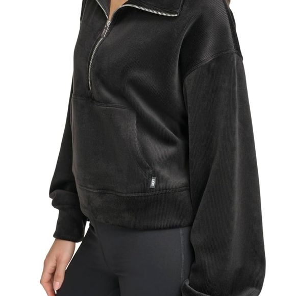 DKNY Women's Half-Zip Pullover Sweatshirt Size XL - Picture 6 of 12